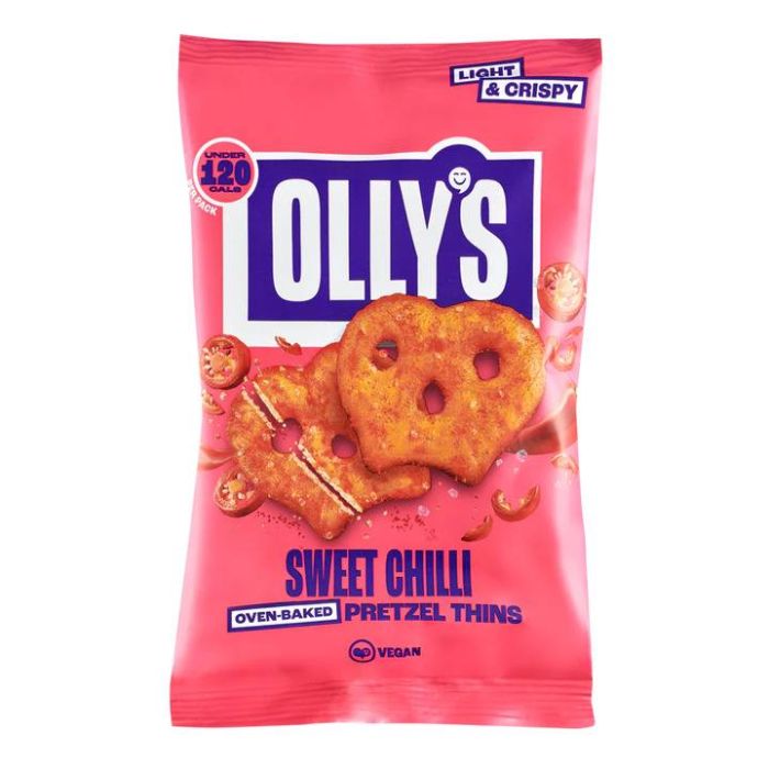 OLLYS PRETZEL THINS SWEET CHILLI 35G X 10