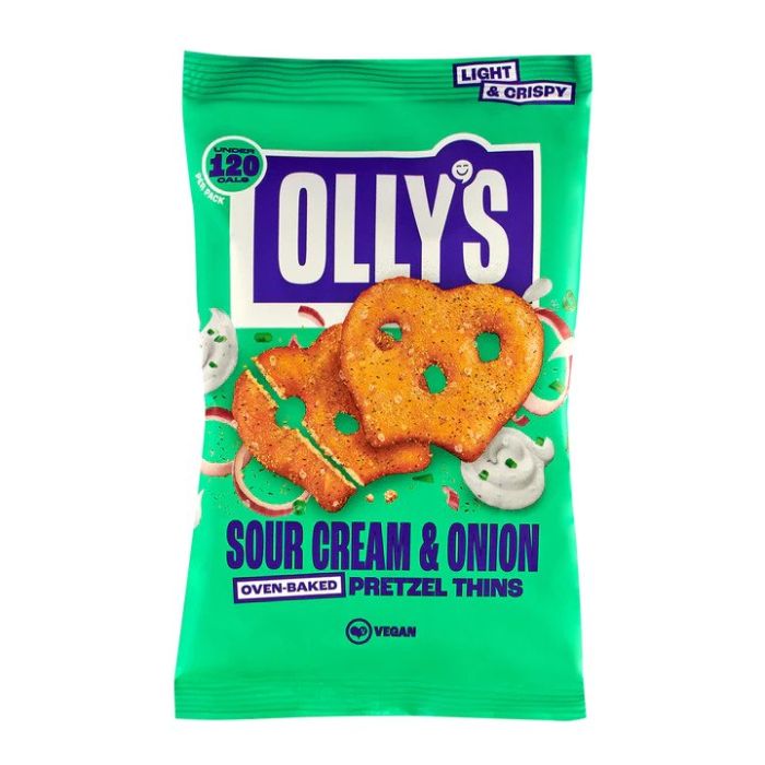 OLLYS PRETZEL THINS SOUR CREAM 35G X 10