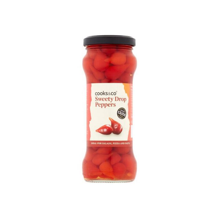 COOKS & CO SWEETY DROP RED PEPPERS 6 X 235G