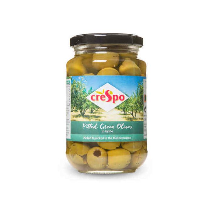 CRESPO GREEN OLIVES PITTED 8 X 354G