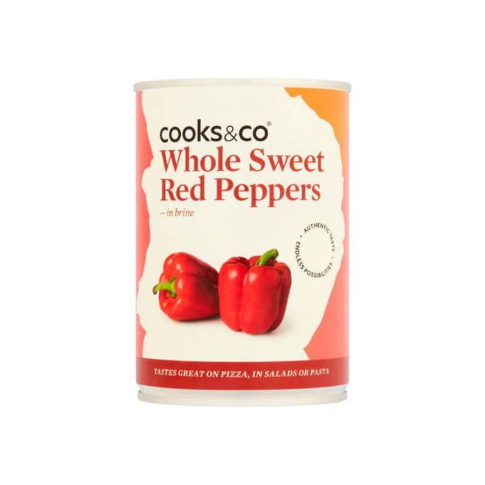 C&C SWEET RED PEPPERS 12 X 390G