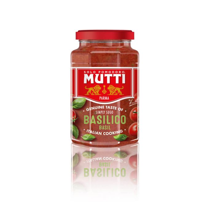 MUTTI TOMATO PASTA SAUCE - BASIL 1 X 400g