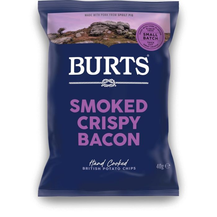 BURTS SMOKED CRISPY BACON 20X40G