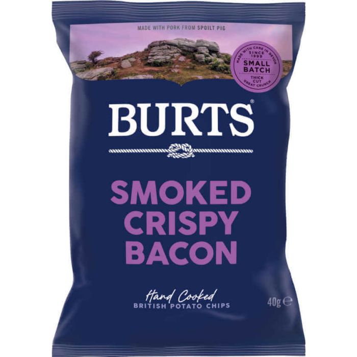 BURTS SMOKED CRISPY BACON 20X40G