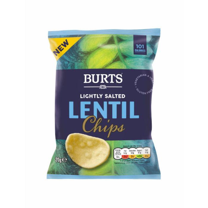 BURTS LENTIL CURLS LIGHTLY SALTED 16 X 20G