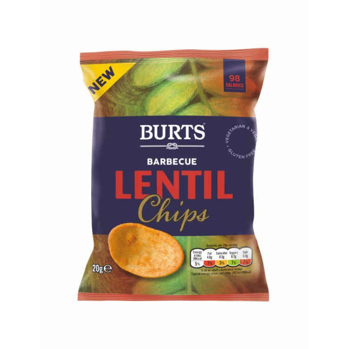 BURTS LENTIL CURLS BBQ 16 X 20G