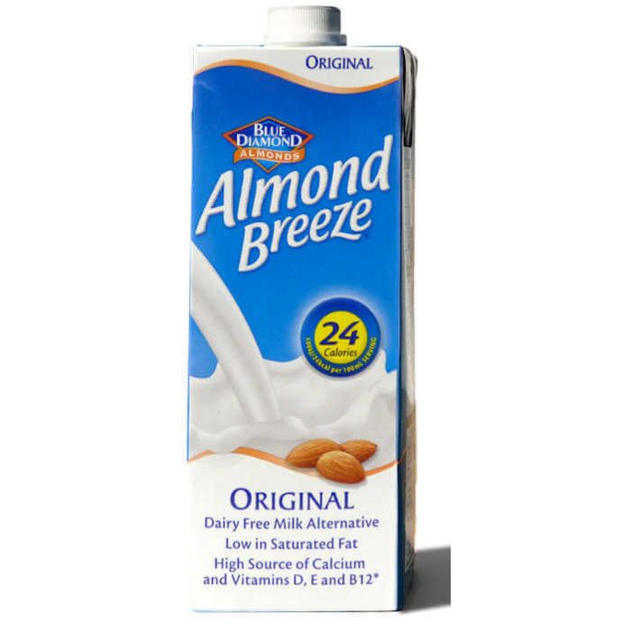 BLUE DIAMOND ALMOND BREEZE ORIGINAL DRINK 1LTR X 8