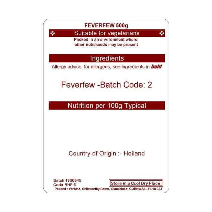 FEVERFEW   500G