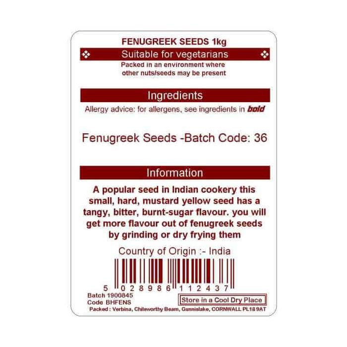 FENUGREEK SEEDS KG