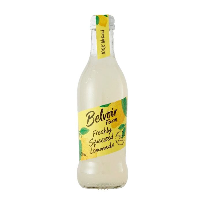 BELVOIR SPARKLING FRESHLY SQUEEZED LEMONADE 12 X 250ML