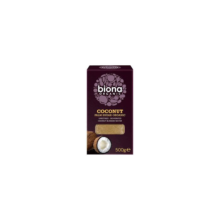 BIONA ORG COCONUT PALM SUGAR 500G X 5