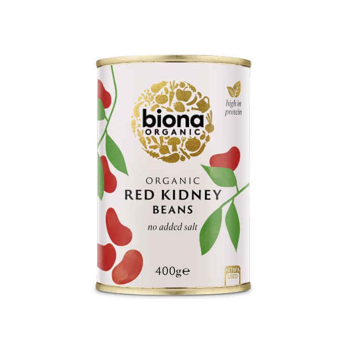 BIONA ORG KIDNEY BEANS 400G X 6