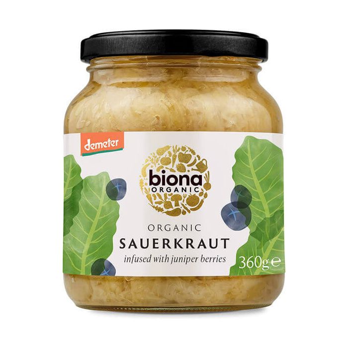 BIONA SAUERKRAUT ORGANIC 6 X 360G