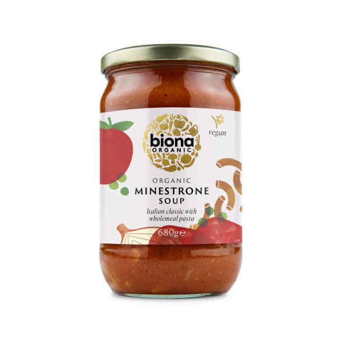 BIONA MINESTRONE SOUP ORGANIC 6X680G