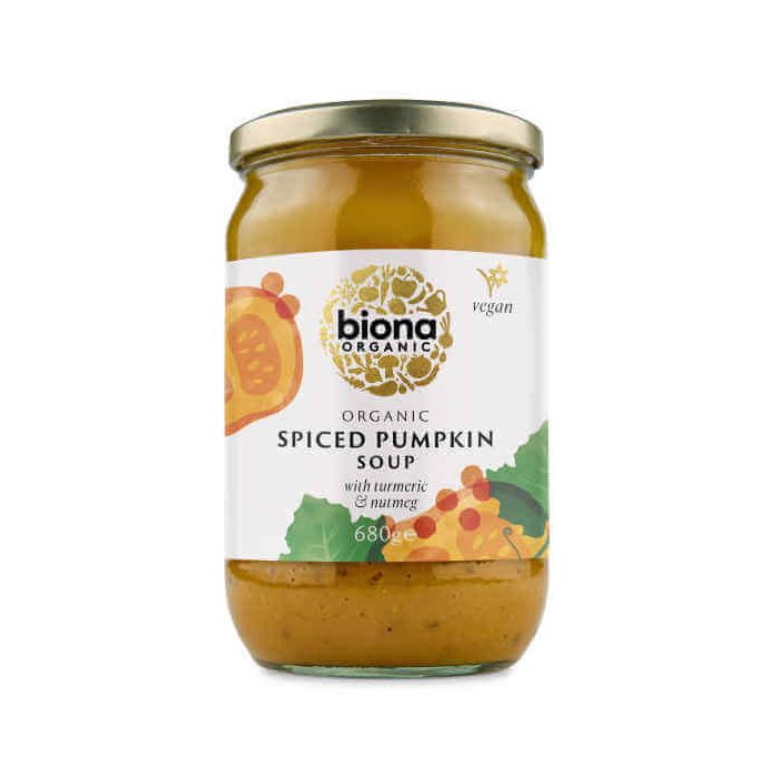 BIONA SPICED PUMPKIN SOUP ORGANIC 6X680G