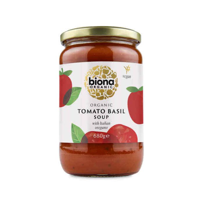 BIONA TOMATO BASIL SOUP ORGANIC 1 X 680G