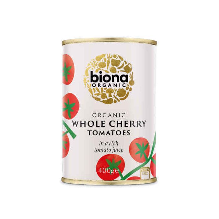 BIONA.ORG CHERRY TOMATOES 400GM X 12