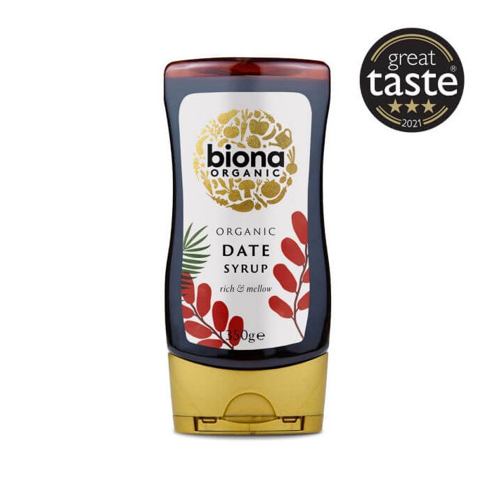 BIONA DATE SYRUP -SQUEEZY ORGANIC 350G X 6