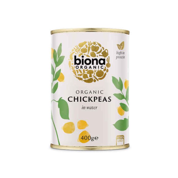 BIONA ORG CHICK PEAS 400G X 6