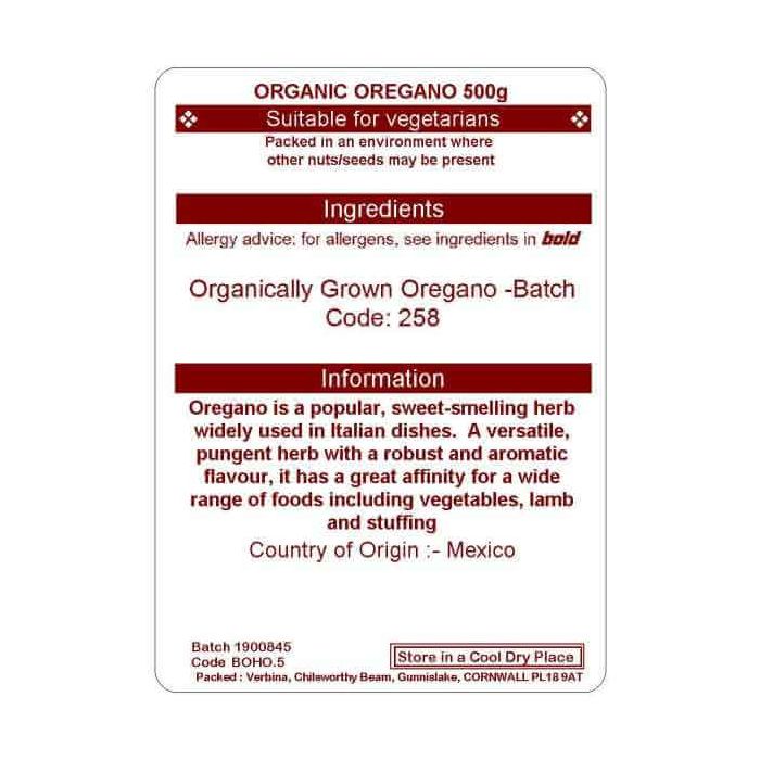 OREGANO 500G(ORGANIC)