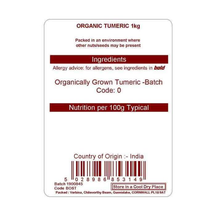 TURMERIC  KG ORGANIC