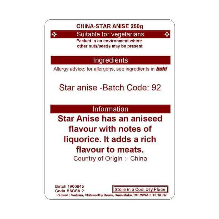 CHINA STAR ANIS 250G