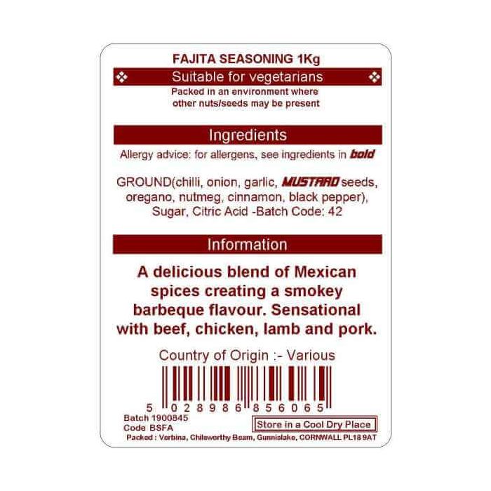 FAJITA SEASONING KG