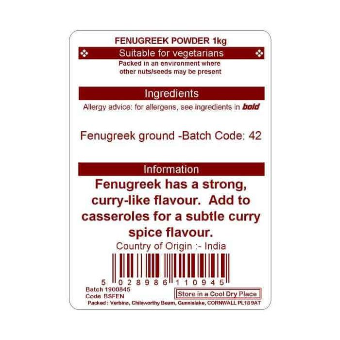 FENUGREEK GROUND KG