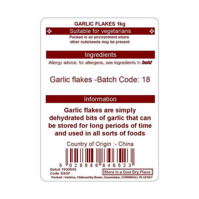 GARLIC FLAKES KG