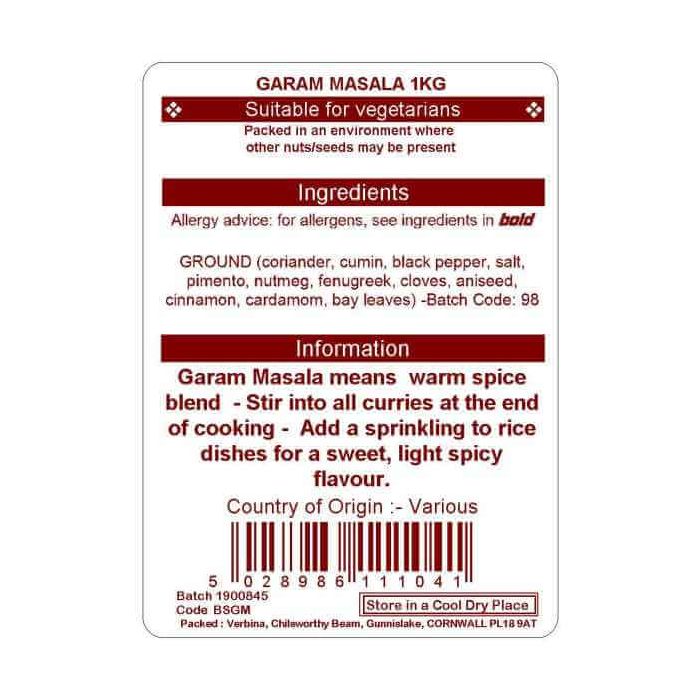 GARAM MASALA KG