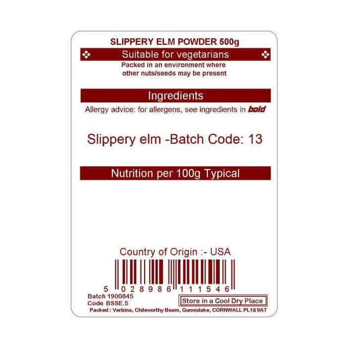 SLIPPERY ELM POWDER 500G