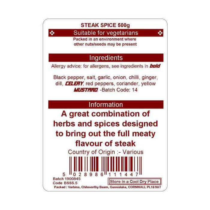 STEAK SPICE 500G