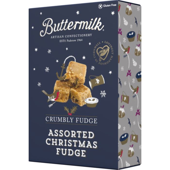 BUTTERMILK ASSORTED CHRISTMAS FUDGE 6 X 150G