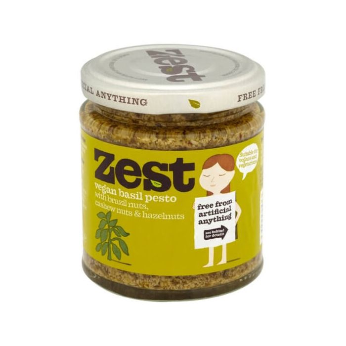 ZEST BASIL PESTO SUITABLE FOR VEGANS 1 X 340G