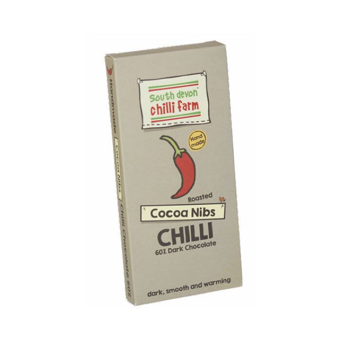SDCF CHILLI CHOCOLATE - ROASTED COCOA NIBS 80G X 6