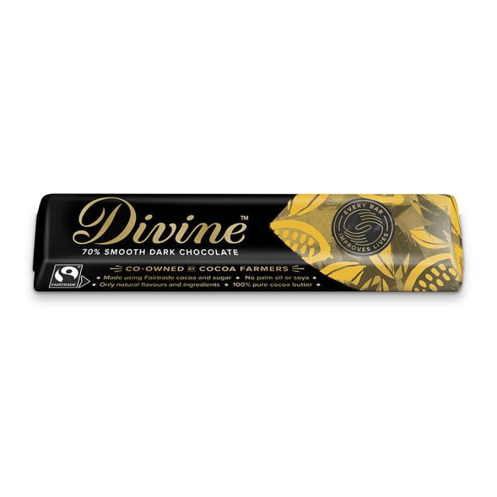 DIVINE 70% DARK CHOCOLATE 10X35G