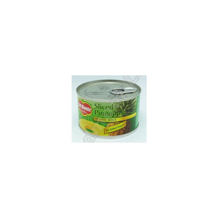 DEL MONTE PINEAPPLE SLICES IN JUICE 6 X 200G