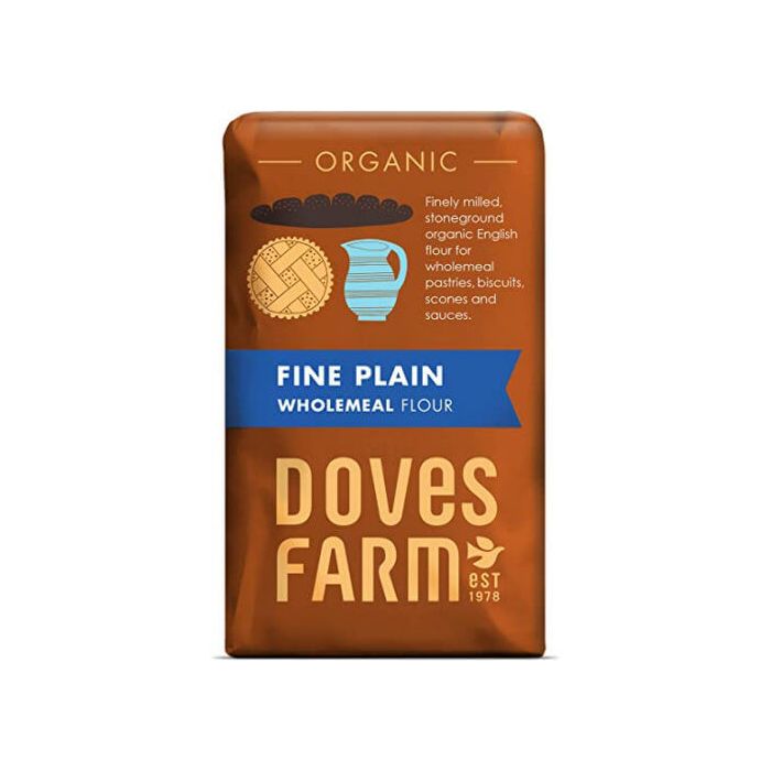 DOVES 100% W/MEAL FINE PLAIN 1KG X 5 X 1