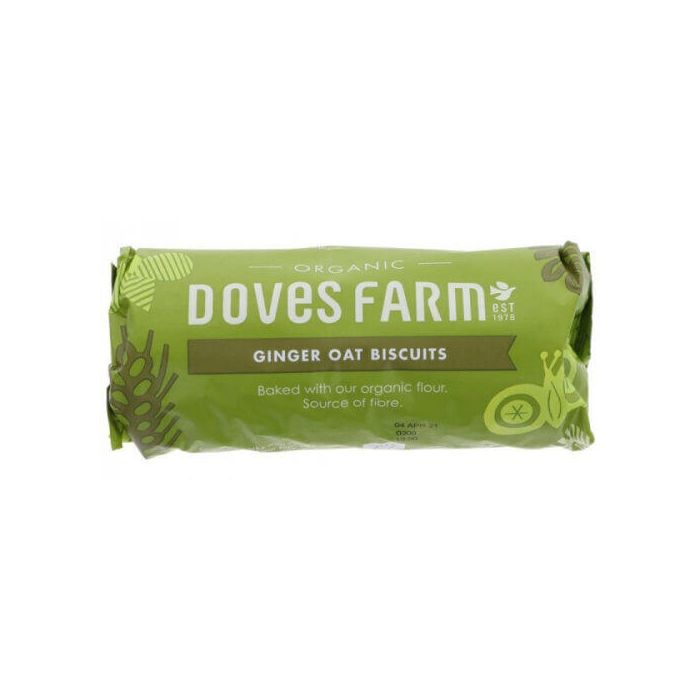 DOVES ORG GINGER OAT DIGESTIVES 12 X 200G