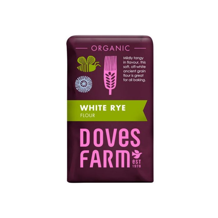 DOVES ORGANIC WHITE RYE FLOUR 5X1KG