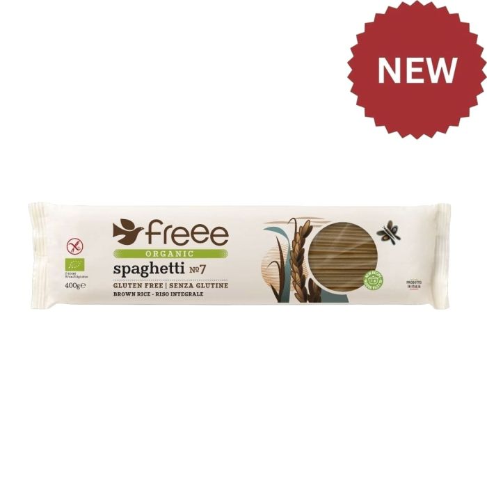 DOVES ORGANIC BROWN RICE SPAGHETTI PASTA G/F 9 X 400G