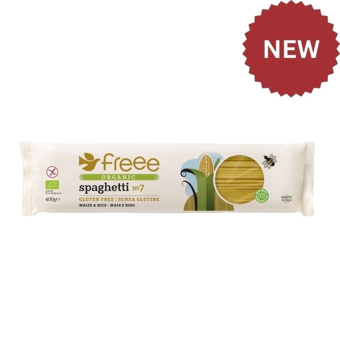 DOVES ORGANIC MAIZE & RICE SPAGHETTI PASTA G/F 1 X 400g