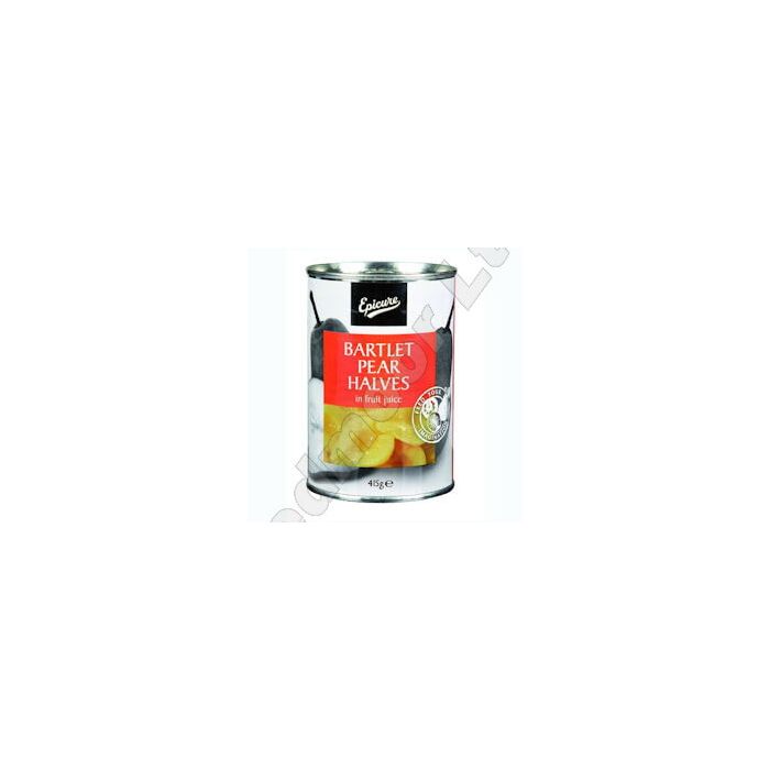 EC PEAR HALVES IN FRUIT JUICE 12X411G