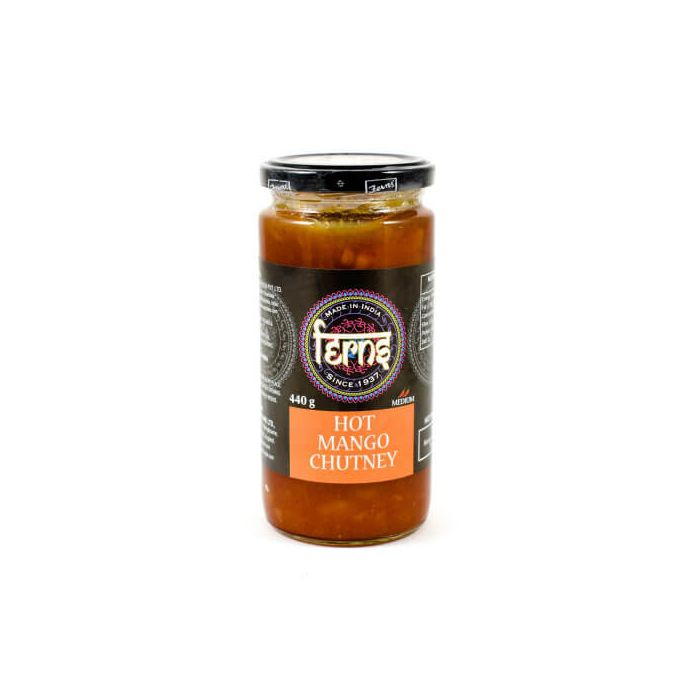 FERNS HOT MANGO CHUTNEY 440G X 6