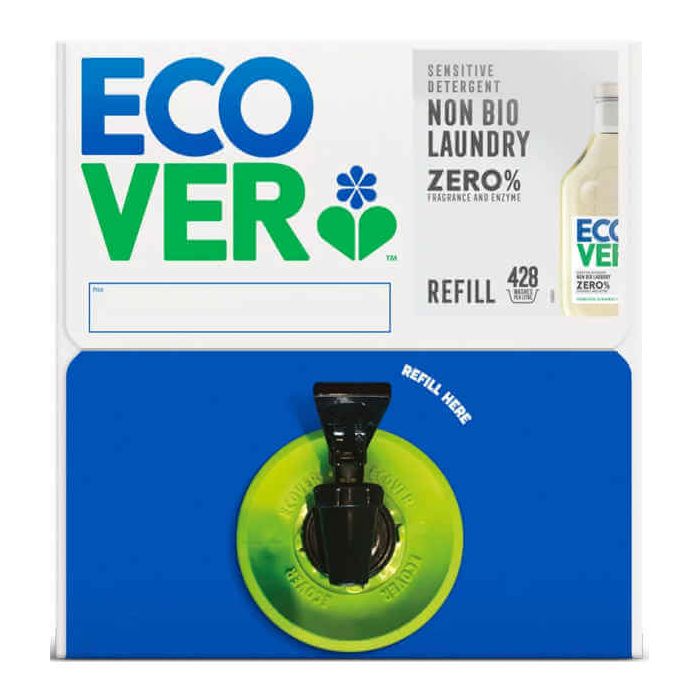 ECOVER CONCENTRATED NON BIO ZERO LAUNDRY LIQUID 15LTR