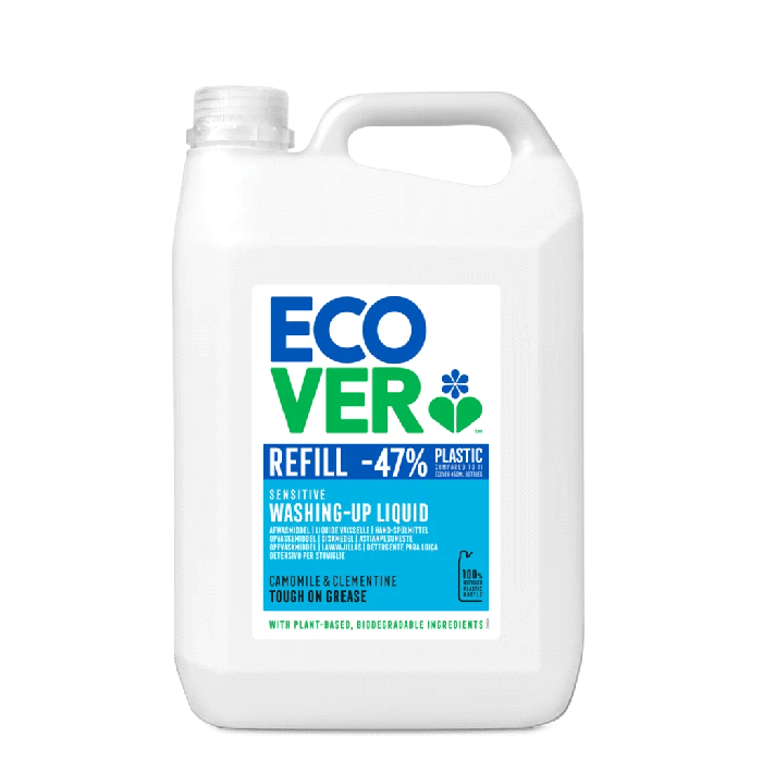 ECOVER WASHING UP LIQUID CAMOM/CLEM 4X5LT