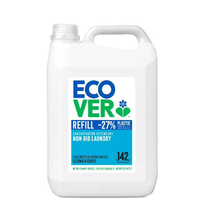 ECOVER CONCENTRATED LAUNDRY LIQUID - NON BIO 1 X 5LT