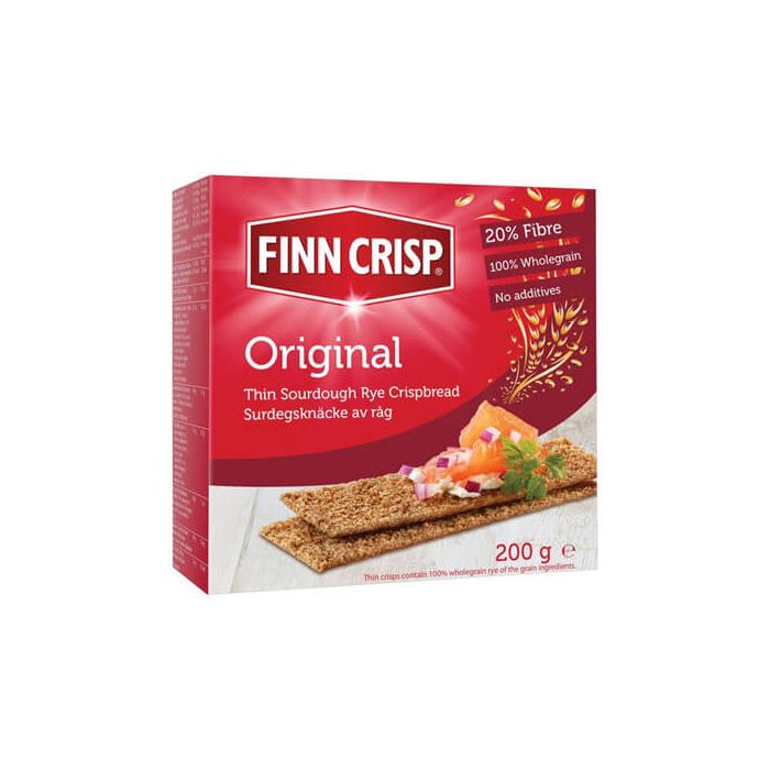 FINN CRISP ORIGINAL SLIMS - RYE 200G X 9