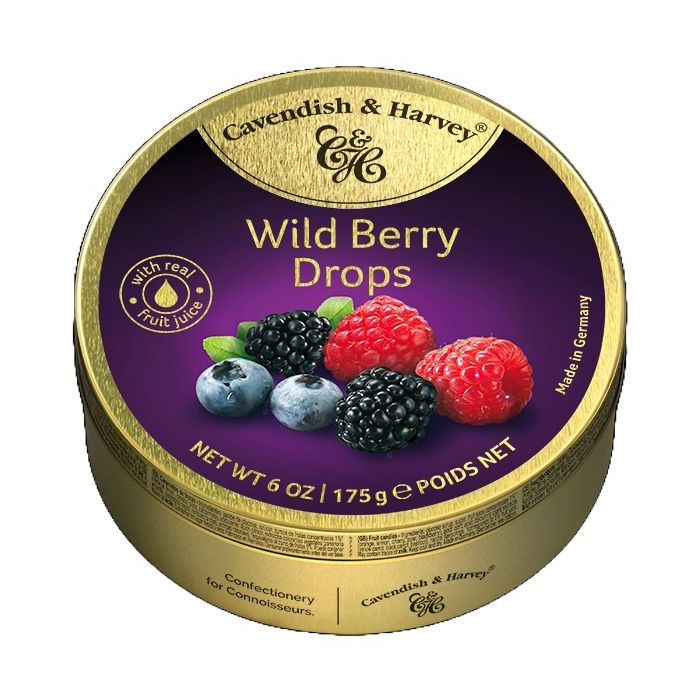 C&H WILD BERRY DROPS 9 X 175G