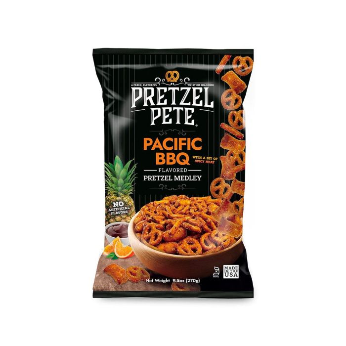 PRETZEL PETE SMOKY BBQ PRETZEL MIX 8 X 160G